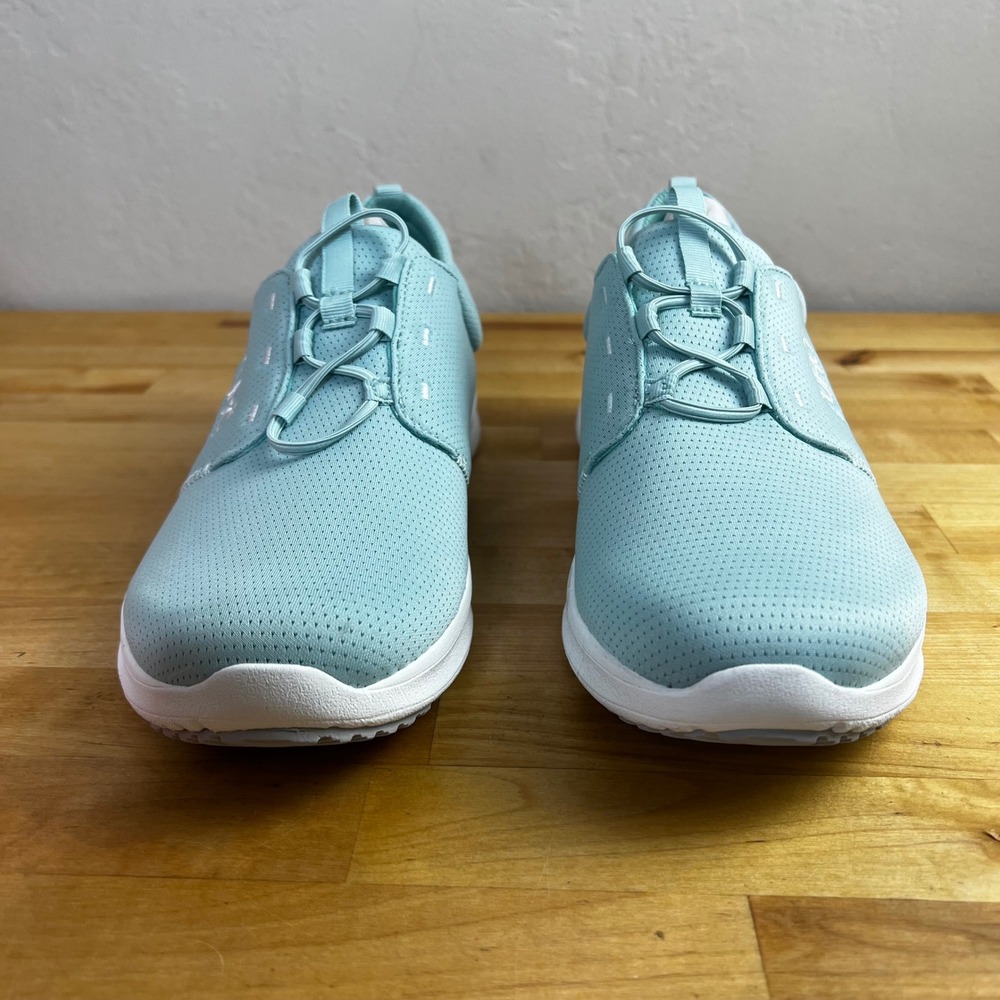 Ryka Sneakers Renew Slip On Seafoam Green Shoes Comfort Bungee Laces Size 8 M - Picture 4 of 12